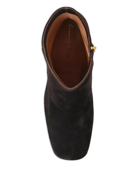 Gianvito Rossi 70mm Harlem platform block-heel ankle boots - Black