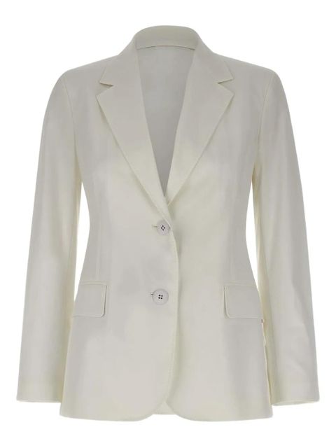 Max Mara notched-lapels button blazer - White - zdjęcie produktu nr 1
