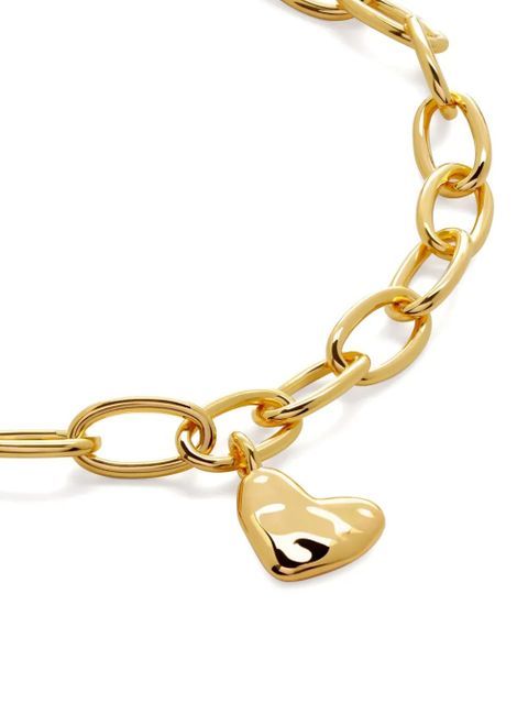Monica Vinader 18kt gold vermeil Heart Charm bracelet - zdjęcie produktu nr 2