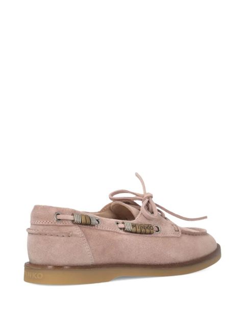 PINKO lace-up suede loafers
