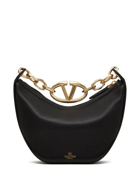 Valentino Garavani mini VLogo Moon Hobo bag - Black