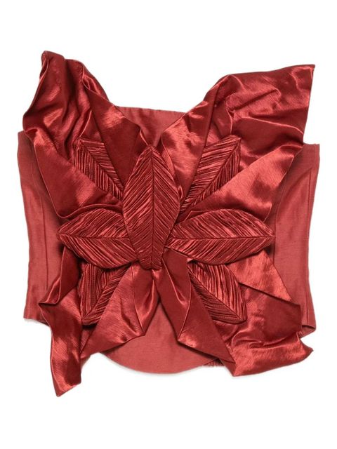Aje Isla ruffled top - Orange - zdjęcie produktu nr 1