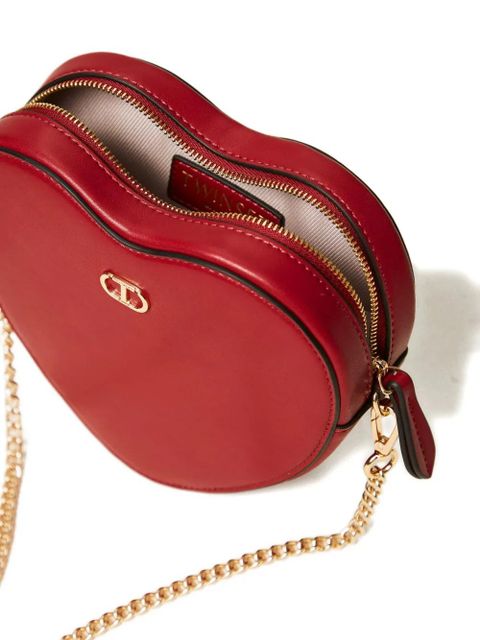 TWINSET heart-shaped chain-strap bag - Red