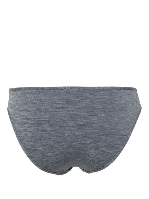 TOTEME mélange-effect bikini bottom - Grey