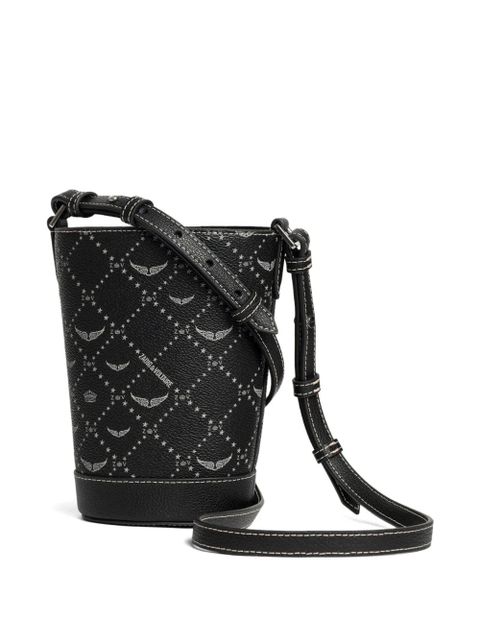 Zadig&Voltaire logo-print bucket bag - Black