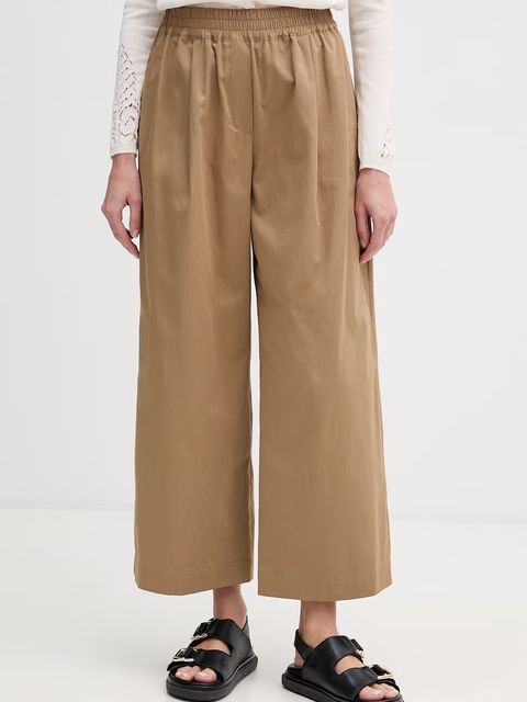 Weekend Max Mara spodnie damskie bawełniane GOLFO - zdjęcie produktu nr 2