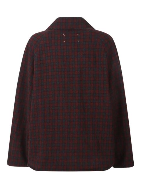 Maison Margiela Kaban check jacket - Red - zdjęcie produktu nr 2