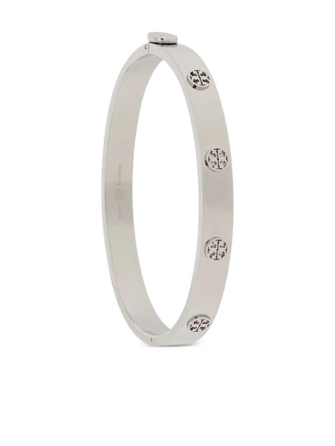 Tory Burch logo-embossed bracelet - Silver - zdjęcie produktu nr 1