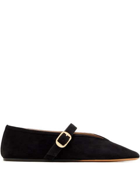 Le Monde Beryl buckle strap ballet flats - Black - zdjęcie produktu nr 1