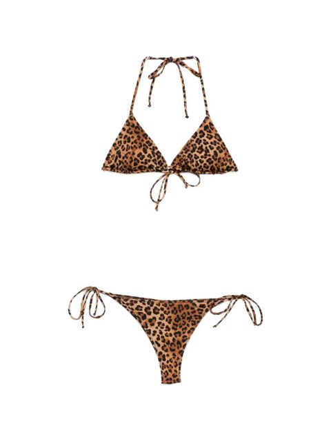 MC2 Saint Barth Leah Marielle leopard-print bikini - Neutrals - zdjęcie produktu nr 1