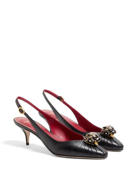 Valentino Garavani Panthea goatskin pumps 55mm - Black - zdjęcie produktu nr 2