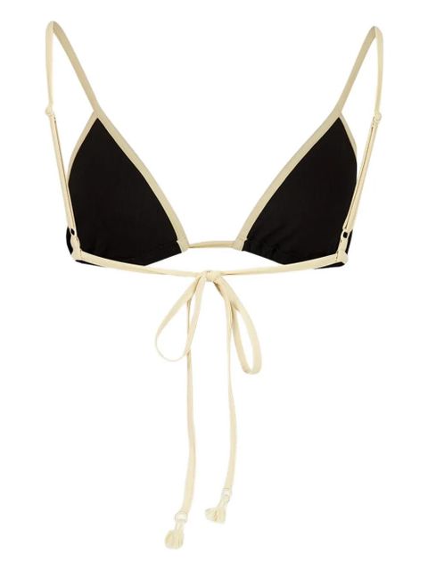 Johanna Ortiz Playa del Rio triangle bikini top - Black - zdjęcie produktu nr 1