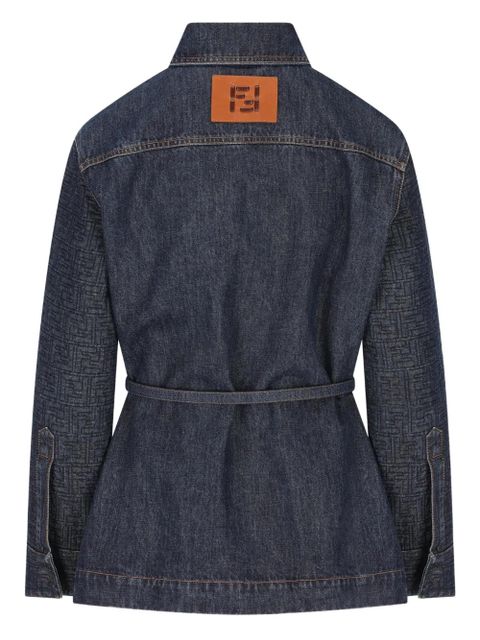FENDI quilted patch-pocket jacket - Blue - zdjęcie produktu nr 2
