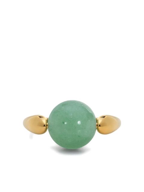 Monica Vinader gold-vermeil gemstone ring - zdjęcie produktu nr 1
