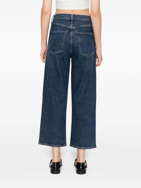 AGOLDE Ren high rise wide leg jeans - Blue
