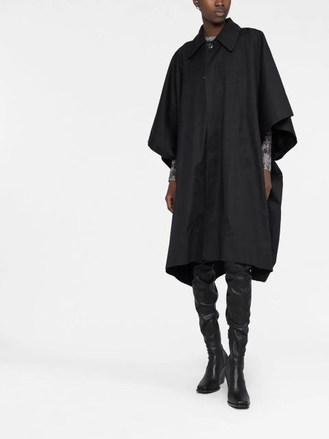 MM6 Maison Margiela single-breasted trench coat - Black - zdjęcie produktu nr 2