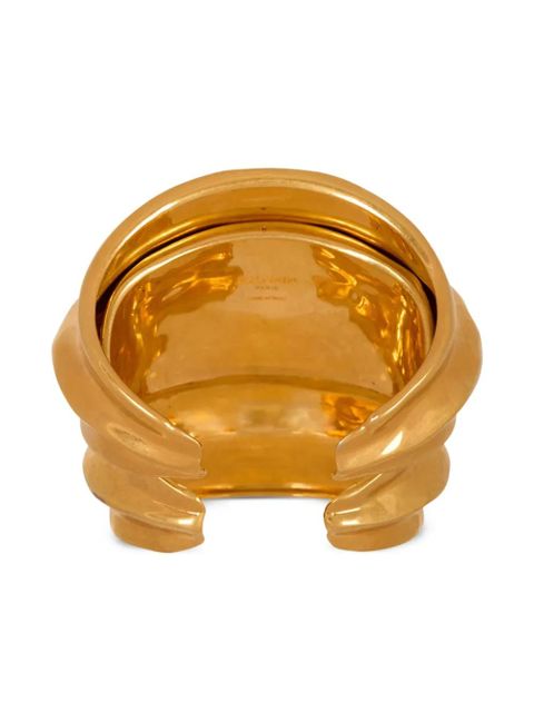 Balmain bamboo-shaped gold bracelet