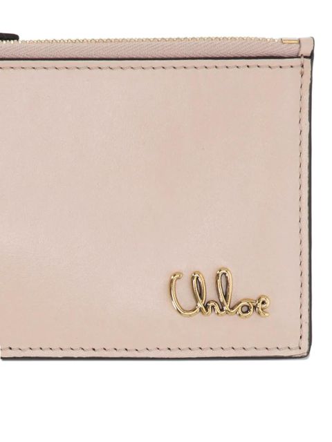 Chloé logo zip wallet - Neutrals - zdjęcie produktu nr 2