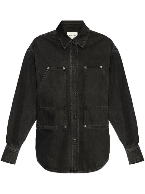 MARANT ÉTOILE Okely denim jacket - Black