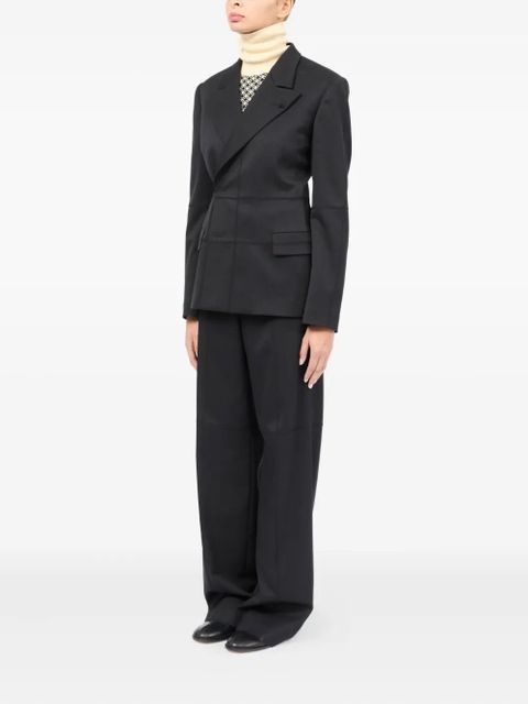 MM6 Maison Margiela peak-lapels blazer - Black