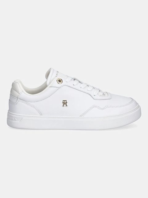 Tommy Hilfiger sneakersy skórzane CASUAL CUPSOLE SNEAKER damskie kolor biały FW0FW09022 - zdjęcie produktu nr 2