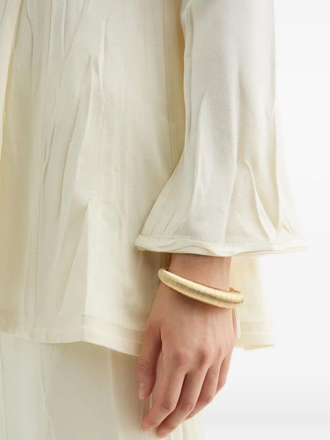 Jil Sander sculpted bracelet - Gold