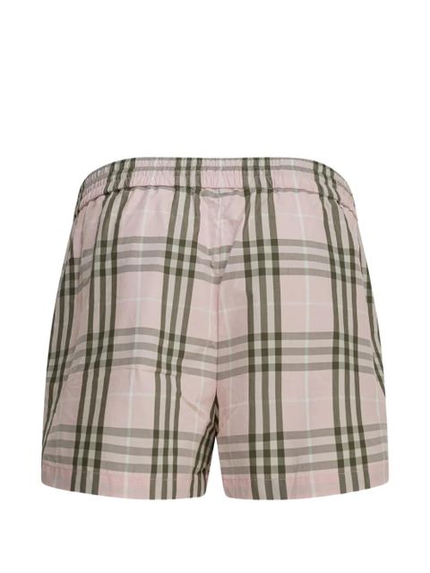 Burberry check-print shorts - Pink - zdjęcie produktu nr 2