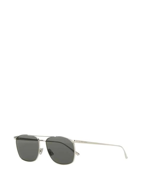 Saint Laurent rectangle-frame sunglasses - Silver - zdjęcie produktu nr 2