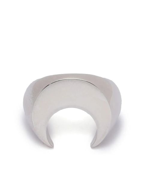 Marine Serre crescent-moon polished ring - Silver - zdjęcie produktu nr 1