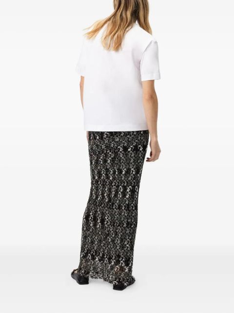 Missoni wave-pattern box-applique T-shirt - White - zdjęcie produktu nr 2