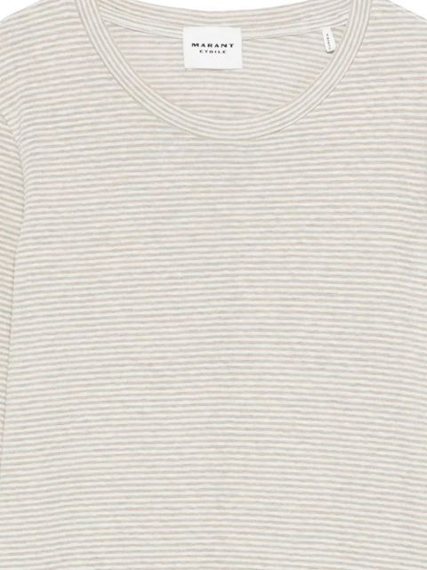 MARANT ÉTOILE Kaaron striped T-shirt - Neutrals