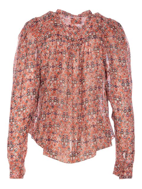 MARANT ÉTOILE patterned shirt - Red - zdjęcie produktu nr 2