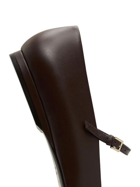 LouLou de Saison Alice pointed-toe ballet flats - Brown