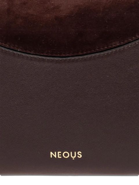 NEOUS Pavo suede chain-strap tote bag - Brown