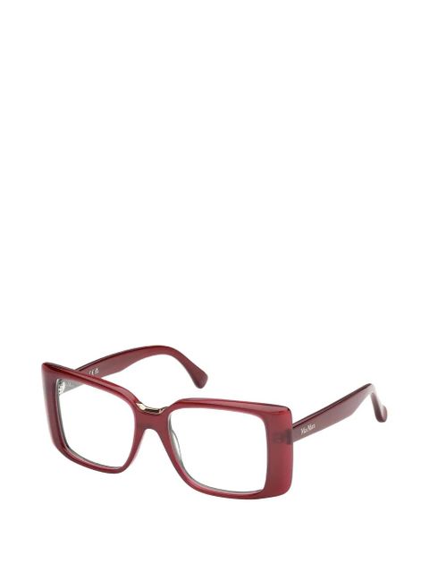 Max Mara Eyewear square-frame glasses - Red - zdjęcie produktu nr 2