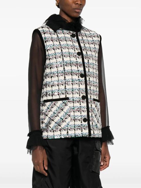 Valentino Garavani button-up vest - Neutrals - zdjęcie produktu nr 2