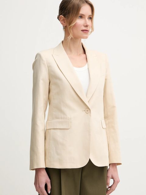 Weekend Max Mara marynarka z domieszką lnu