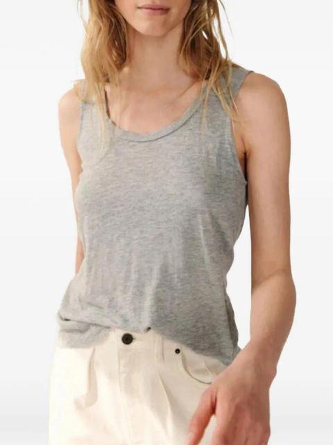 American Vintage scoop-neck tank top - Grey