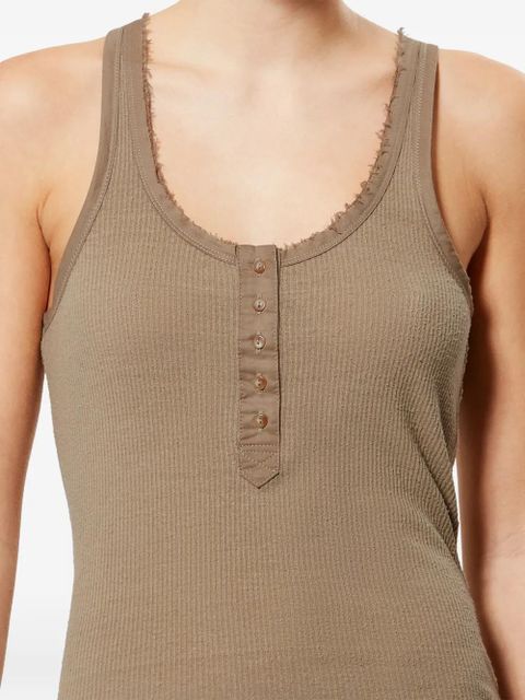 ISABEL MARANT Helma button-fastening tank top - Neutrals