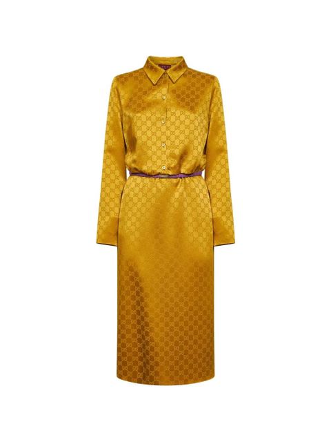 Gucci jacquard midi dress - Yellow - zdjęcie produktu nr 1