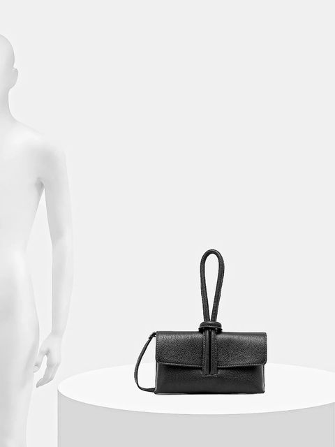 Answear.LAB kopertówka skórzana kolor czarny - zdjęcie produktu nr 2