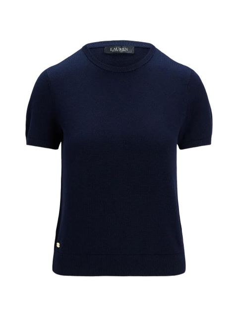 Lauren Ralph Lauren knitted T-shirt - Blue - zdjęcie produktu nr 1