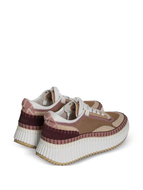 Chloé Nama lace-up sneakers - Neutrals