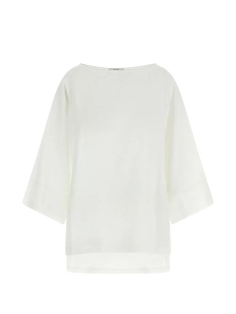 The Row Junia boat-neck blouse - White - zdjęcie produktu nr 1