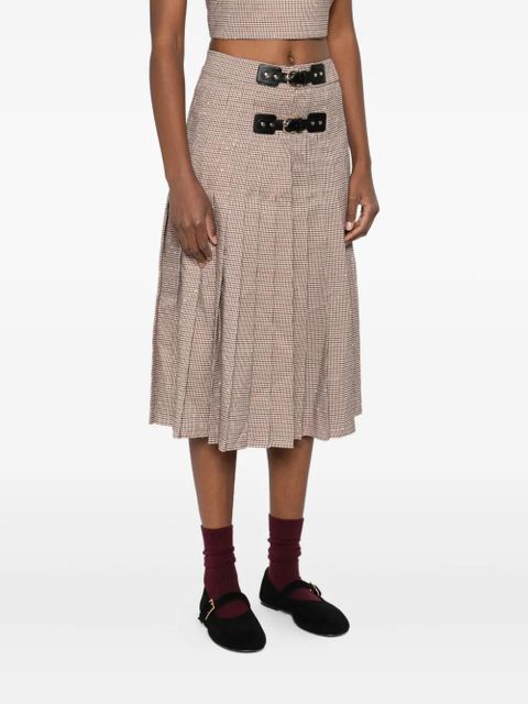 Maje pleated skirt - Brown - zdjęcie produktu nr 2