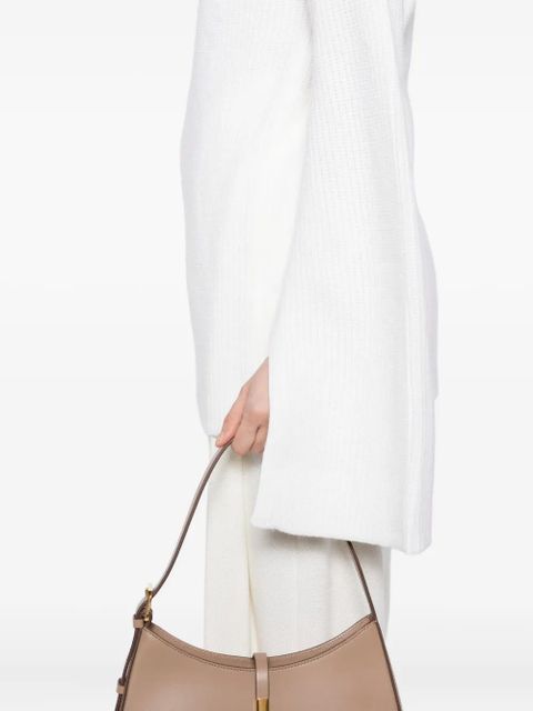 TOTEME turtleneck split-sleeve jumper - Neutrals