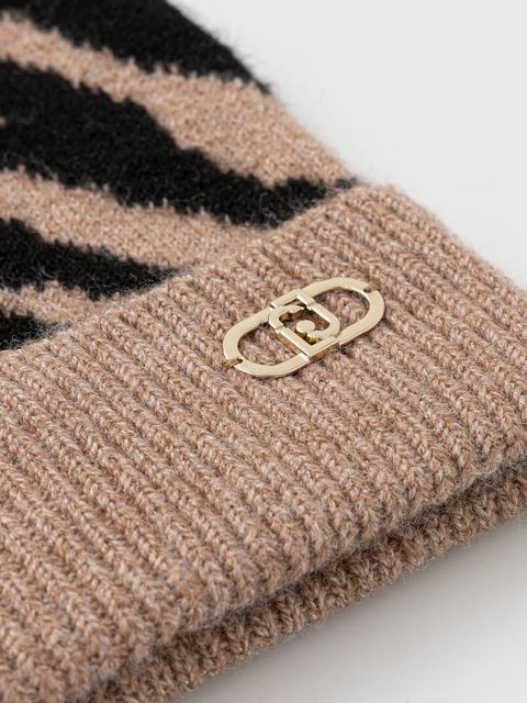 Liu Jo czapka kolor beżowy 2F5007.M0300 - zdjęcie produktu nr 2