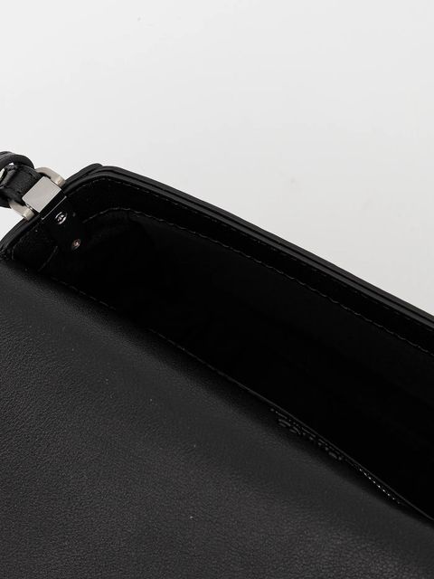 Pinko torebka skórzana kolor srebrny 104340 A2JT