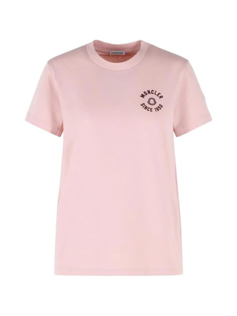 Moncler logo-detail T-shirt - Pink - zdjęcie produktu nr 1