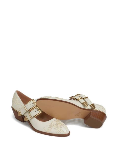 Chloé Susan buckle embellished pumps - Neutrals - zdjęcie produktu nr 2